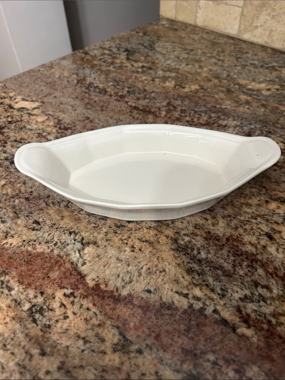 Pfaltzgraff Heritage Au Gratin White Ceramic Baking/Serving Dish